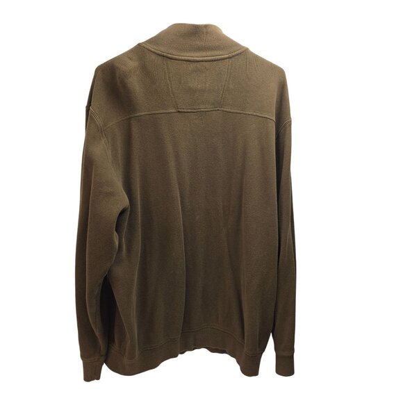 Timberland Brown Full-Zip Cotton Blend Jacket Men XL Casual Outdoor Utility - Picture 7 of 7